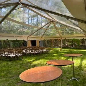 30'x60'x7' Clear Keder Frame Tent