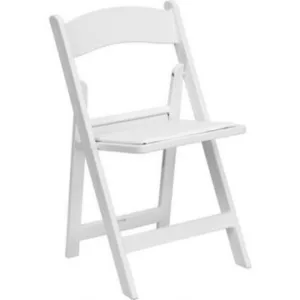 White Garden Padded Chair