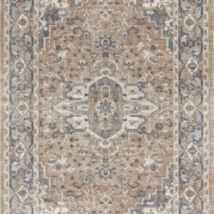 8'x10' Beige Oriental Area Rug
